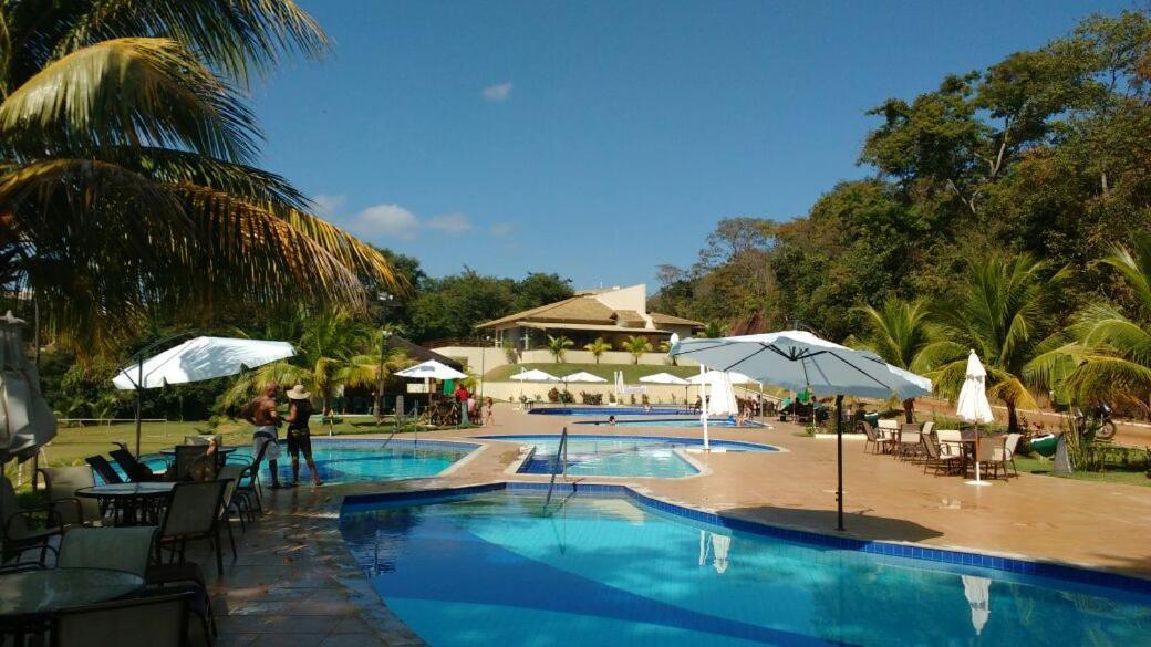 Aldeia Do Lago C204- Com Cozinha , Churrasqueira E Bebidas Liberadas No Parque Aquatico, Internet Banda Larga, Ponto Recarga De Carro Eletrico Caldas Novas Ngoại thất bức ảnh